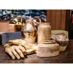 Deko & Geschenkartikel|KARE Design Deko Objekt Mano Gold