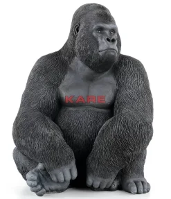 Deko & Geschenkartikel|KARE Design Deko Objekt Monkey Gorilla Side Xl Schwarz