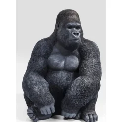 Deko & Geschenkartikel|KARE Design Deko Objekt Monkey Gorilla Side Xl Schwarz