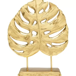 Deko & Geschenkartikel|KARE Design Deko Objekt Monstera Leaf Gold 36Cm