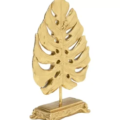 Deko & Geschenkartikel|KARE Design Deko Objekt Monstera Leaf Gold 26Cm