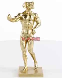 Deko & Geschenkartikel|KARE Design Deko Objekt Muscle Dog Gold