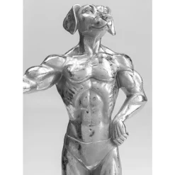 Deko & Geschenkartikel|KARE Design Deko Objekt Muscle Dog Silber