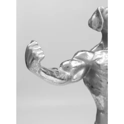 Deko & Geschenkartikel|KARE Design Deko Objekt Muscle Dog Silber