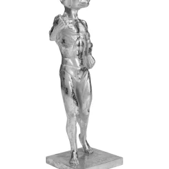 Deko & Geschenkartikel|KARE Design Deko Objekt Muscle Dog Silber