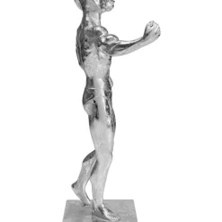 Deko & Geschenkartikel|KARE Design Deko Objekt Muscle Dog Silber