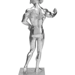 Deko & Geschenkartikel|KARE Design Deko Objekt Muscle Dog Silber