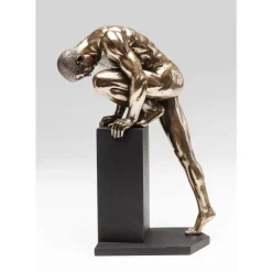 Deko & Geschenkartikel|KARE Design Deko Objekt Nude Man Stand Bronze 35Cm