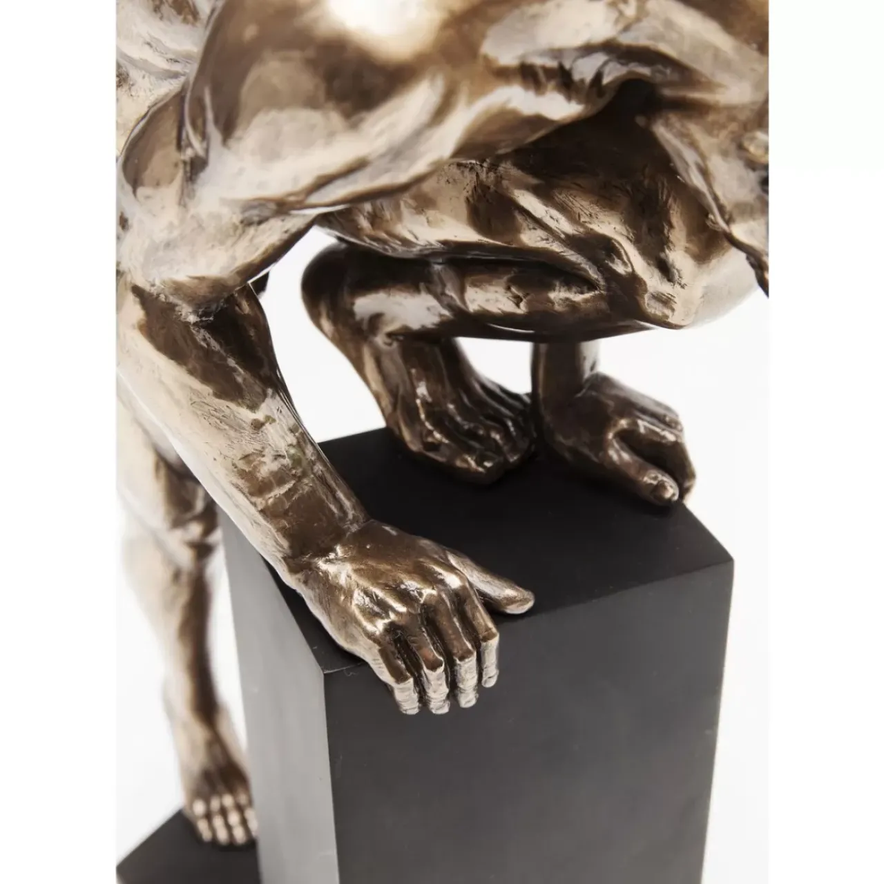 Deko & Geschenkartikel|KARE Design Deko Objekt Nude Man Stand Bronze 35Cm