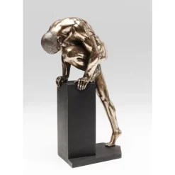 Deko & Geschenkartikel|KARE Design Deko Objekt Nude Man Stand Bronze 35Cm