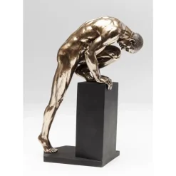 Deko & Geschenkartikel|KARE Design Deko Objekt Nude Man Stand Bronze 35Cm