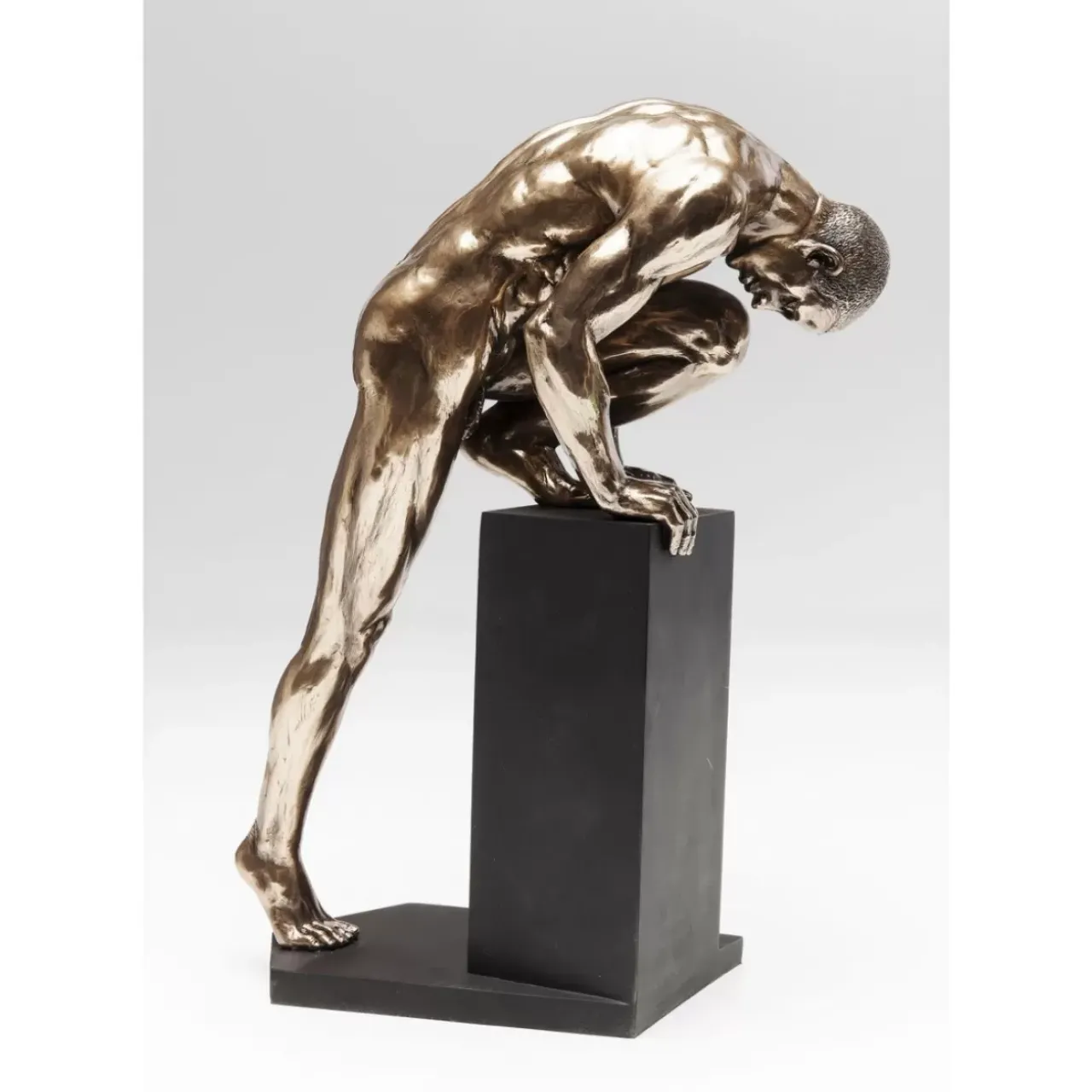 Deko & Geschenkartikel|KARE Design Deko Objekt Nude Man Stand Bronze 35Cm