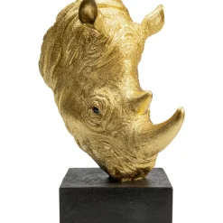 Deko & Geschenkartikel|KARE Design Deko Objekt Rhino Gold