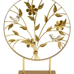 Deko & Geschenkartikel|KARE Design Deko Objekt Singing Birds Gold 38Cm