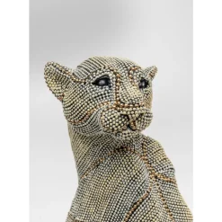 Deko & Geschenkartikel|KARE Design Deko Objekt Sitting Leopard Pearls 42
