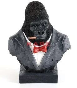 Deko & Geschenkartikel|KARE Design Deko Objekt Smoking Gorilla