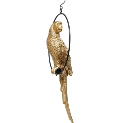 Deko & Geschenkartikel|KARE Design Deko Objekt Swinging Parrot Gold