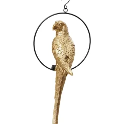 Deko & Geschenkartikel|KARE Design Deko Objekt Swinging Parrot Gold