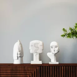 Deko & Geschenkartikel|KARE Design Deko Objekt Thought Weis 27Cm