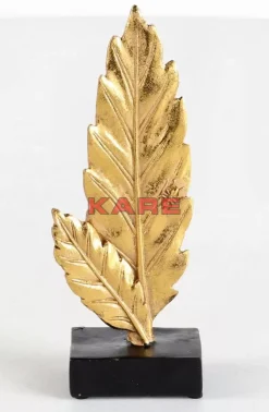 Deko & Geschenkartikel|KARE Design Deko Objekt Two Leaves Gold 9Cm