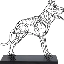 Deko & Geschenkartikel|KARE Design Deko Objekt Wire Attack Dog 36Cm