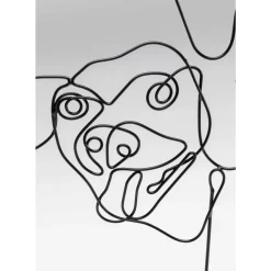 Deko & Geschenkartikel|KARE Design Deko Objekt Wire Dog Faces 38Cm