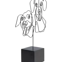 Deko & Geschenkartikel|KARE Design Deko Objekt Wire Dog Faces 38Cm