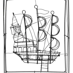 Deko & Geschenkartikel|KARE Design Deko Objekt Wire Sail Boat 28Cm