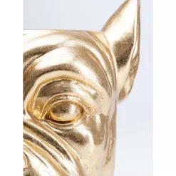 Aufbewahrung & Ordnung|KARE Design Deko Ubertopf Bulldog Gold