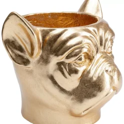 Aufbewahrung & Ordnung|KARE Design Deko Ubertopf Bulldog Gold