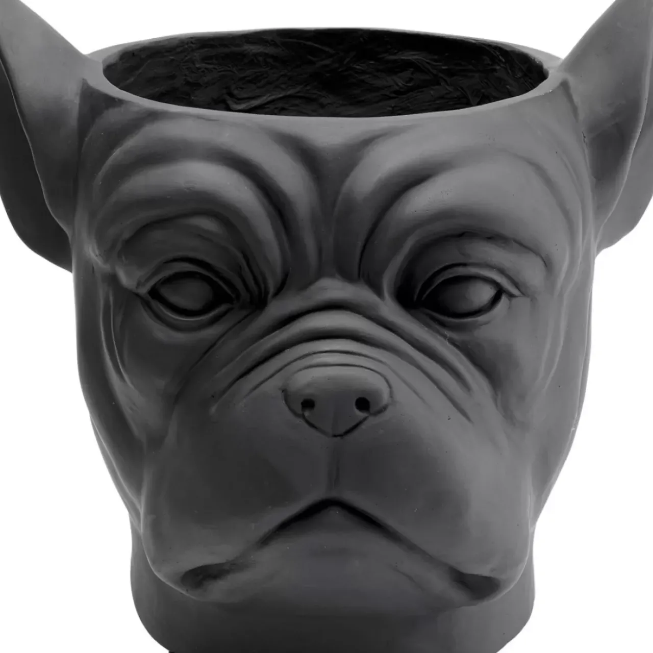Aufbewahrung & Ordnung|KARE Design Deko Ubertopf Bulldog Schwarz