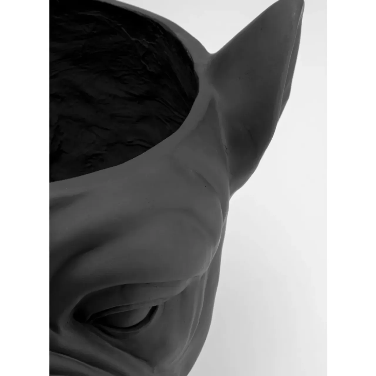 Aufbewahrung & Ordnung|KARE Design Deko Ubertopf Bulldog Schwarz