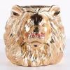 Aufbewahrung & Ordnung|KARE Design Deko Ubertopf Lion Gold