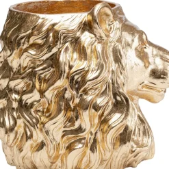Aufbewahrung & Ordnung|KARE Design Deko Ubertopf Lion Gold