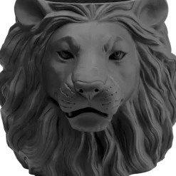 Aufbewahrung & Ordnung|KARE Design Deko Ubertopf Lion Schwarz