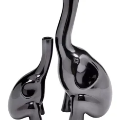 Vasen|KARE Design Deko Vase Buddy Anthrazit (2/Set)