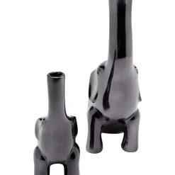 Vasen|KARE Design Deko Vase Buddy Anthrazit (2/Set)