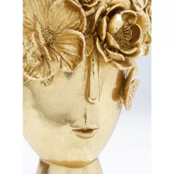 Vasen|KARE Design Deko Vase Flowercrown Gold 20Cm