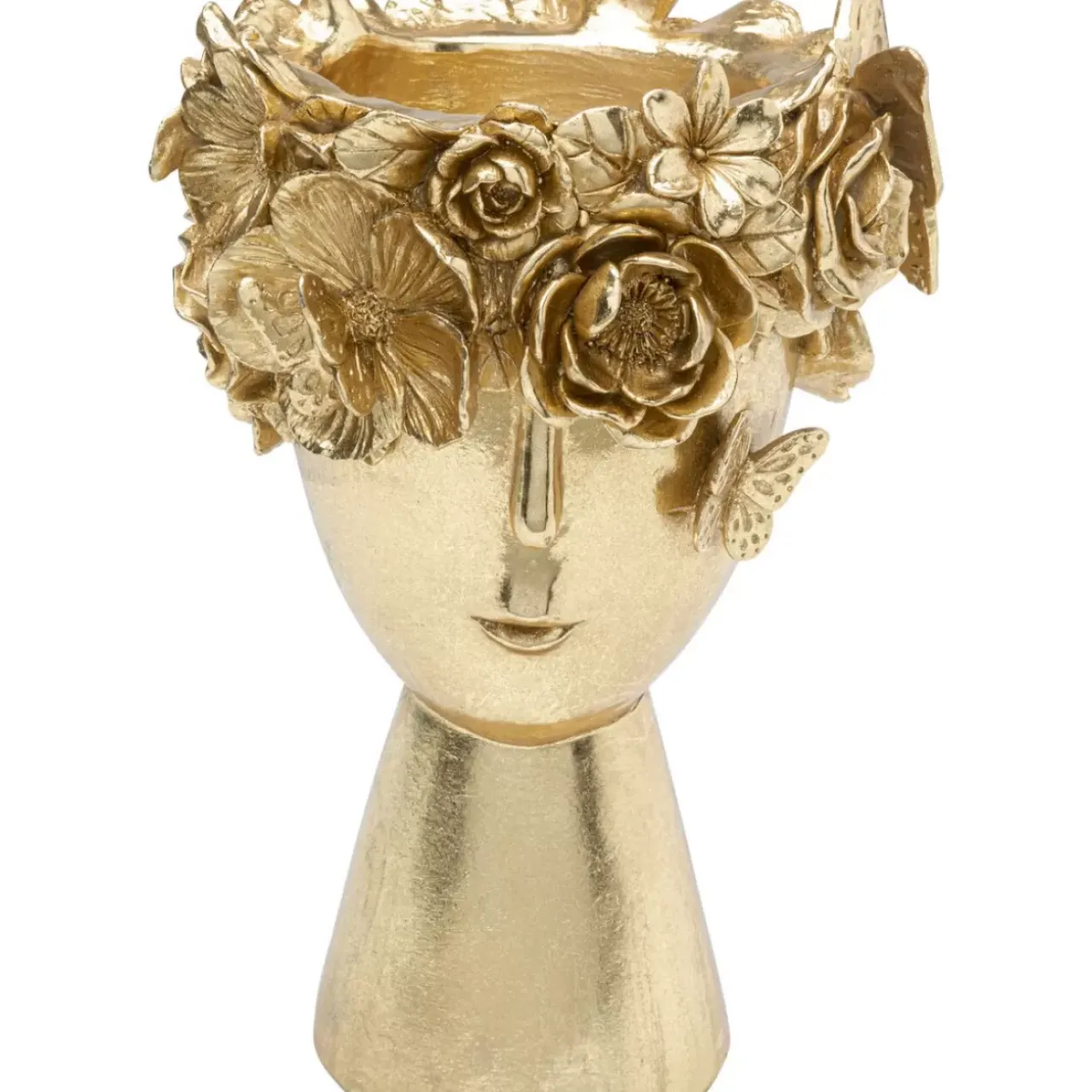 Vasen|KARE Design Deko Vase Flowercrown Gold 20Cm