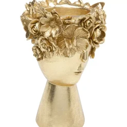 Vasen|KARE Design Deko Vase Flowercrown Gold 20Cm