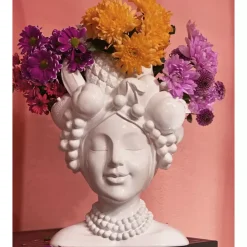 Vasen|KARE Design Deko Vase Fruity Weis 37Cm