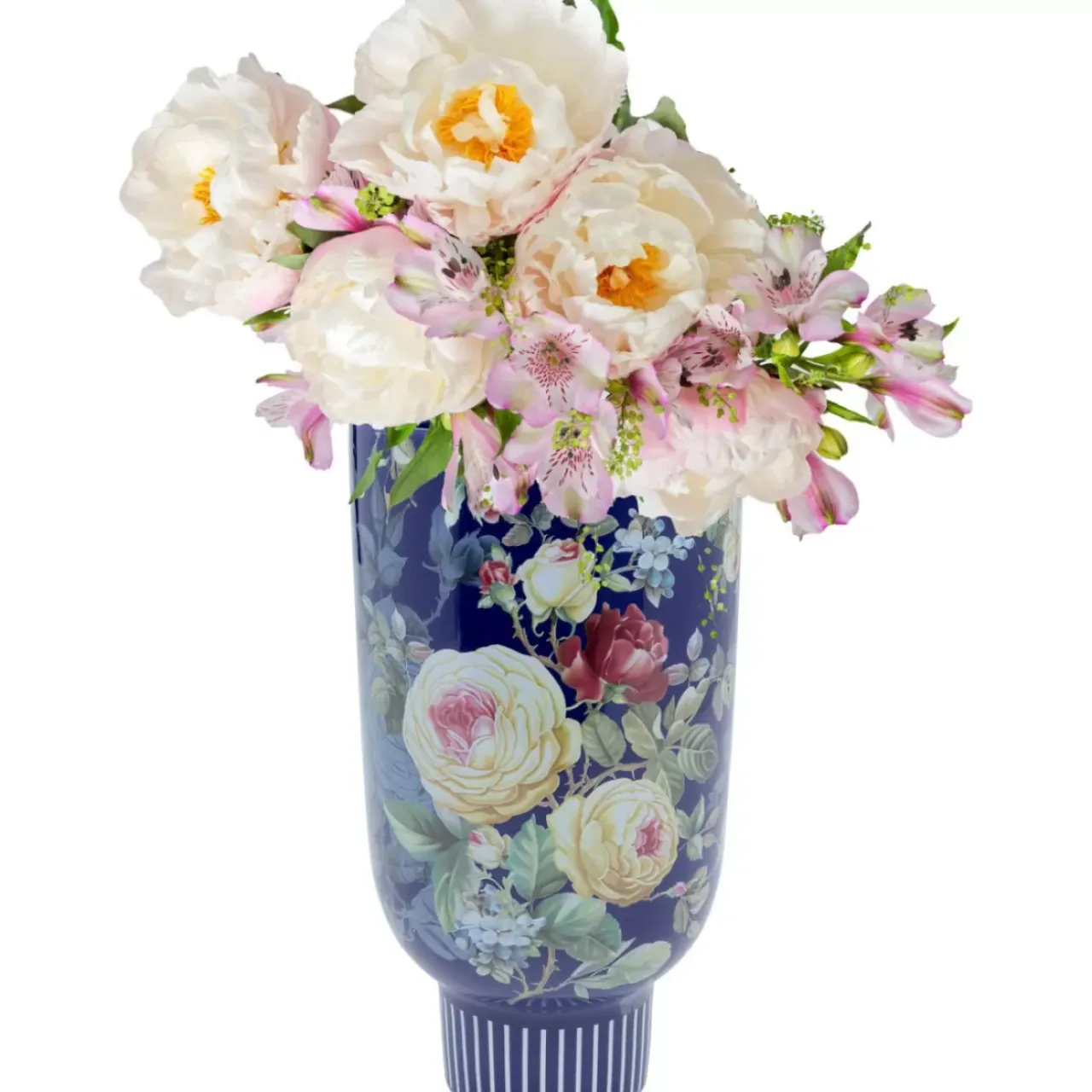 Vasen|KARE Design Deko Vase Rose Magic Blau 27Cm