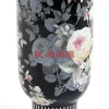 Vasen|KARE Design Deko Vase Rose Magic Schwarz 27Cm