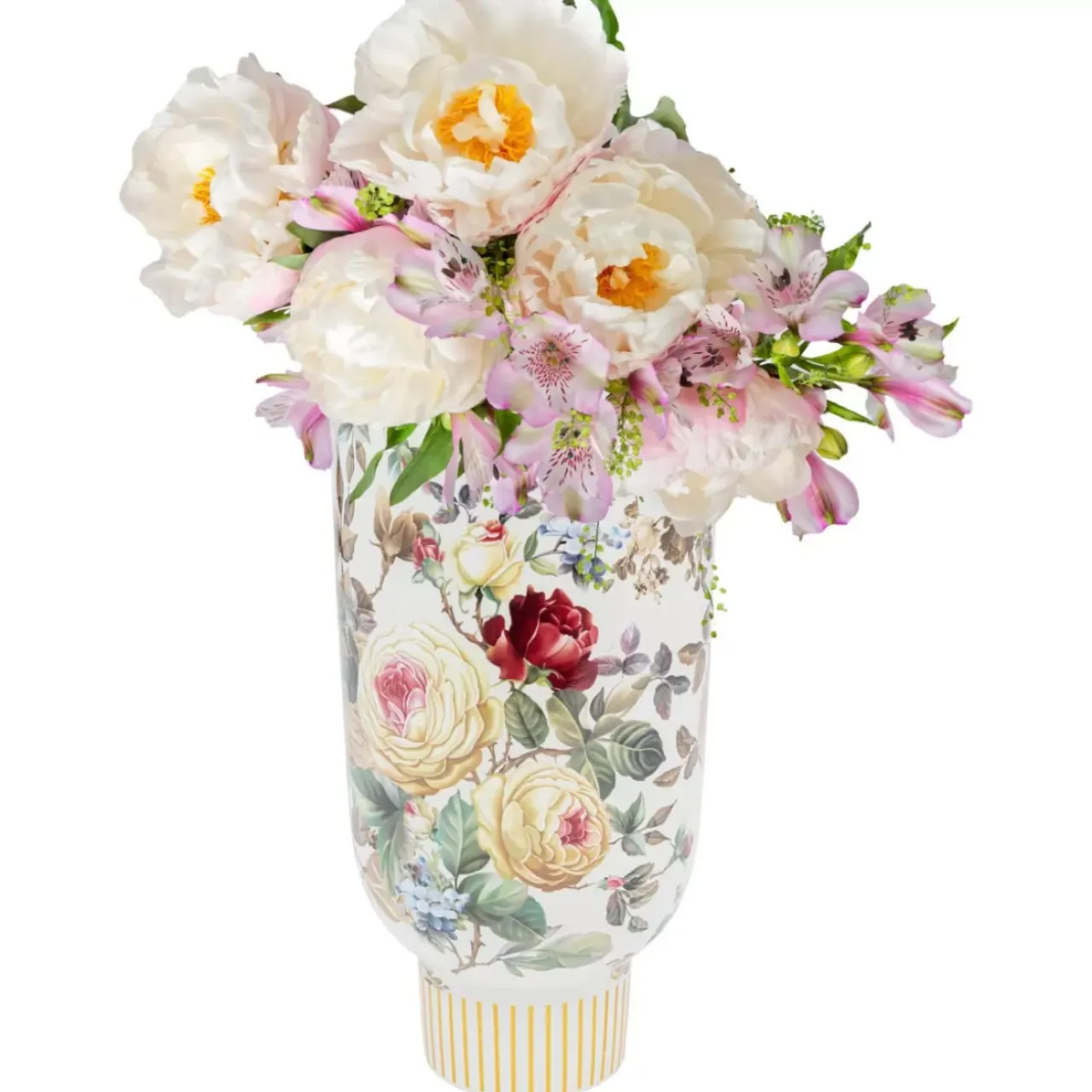 Vasen|KARE Design Deko Vase Rose Magic Weis 27Cm