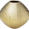 Vasen|KARE Design Deko Vase Sacramento Carving Champagner Gold 30Cm