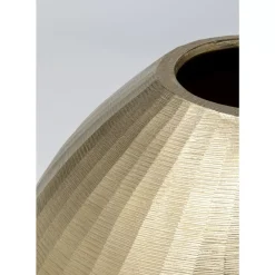 Vasen|KARE Design Deko Vase Sacramento Carving Champagner Gold 30Cm