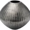 Vasen|KARE Design Deko Vase Sacramento Carving Silber Antik 30Cm