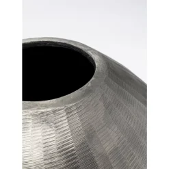 Vasen|KARE Design Deko Vase Sacramento Carving Silber Antik 30Cm