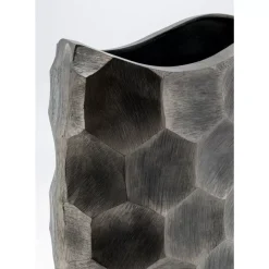 Vasen|KARE Design Deko Vase Sacramento Comb Silber Antik 59Cm