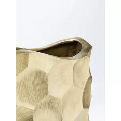 Vasen|KARE Design Deko Vase Sacramento Comb Champagner Gold 59Cm